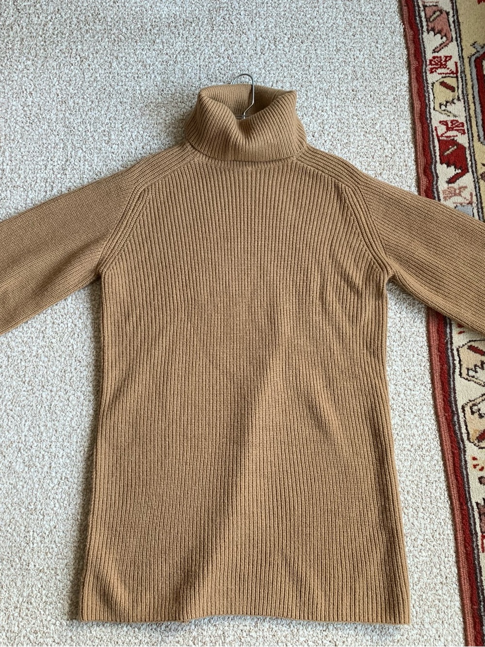 Uniqlo knitted turtleneck sweater mini dress
